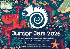 Junior Jam Kinderwettkampf des Nordens 2026 Poster Boulderwelt Hamburg